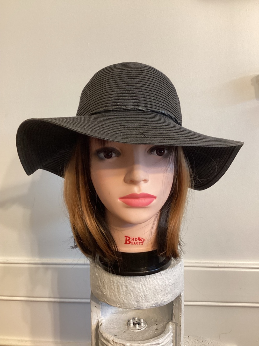 Wide Brim Sun Hat - Black